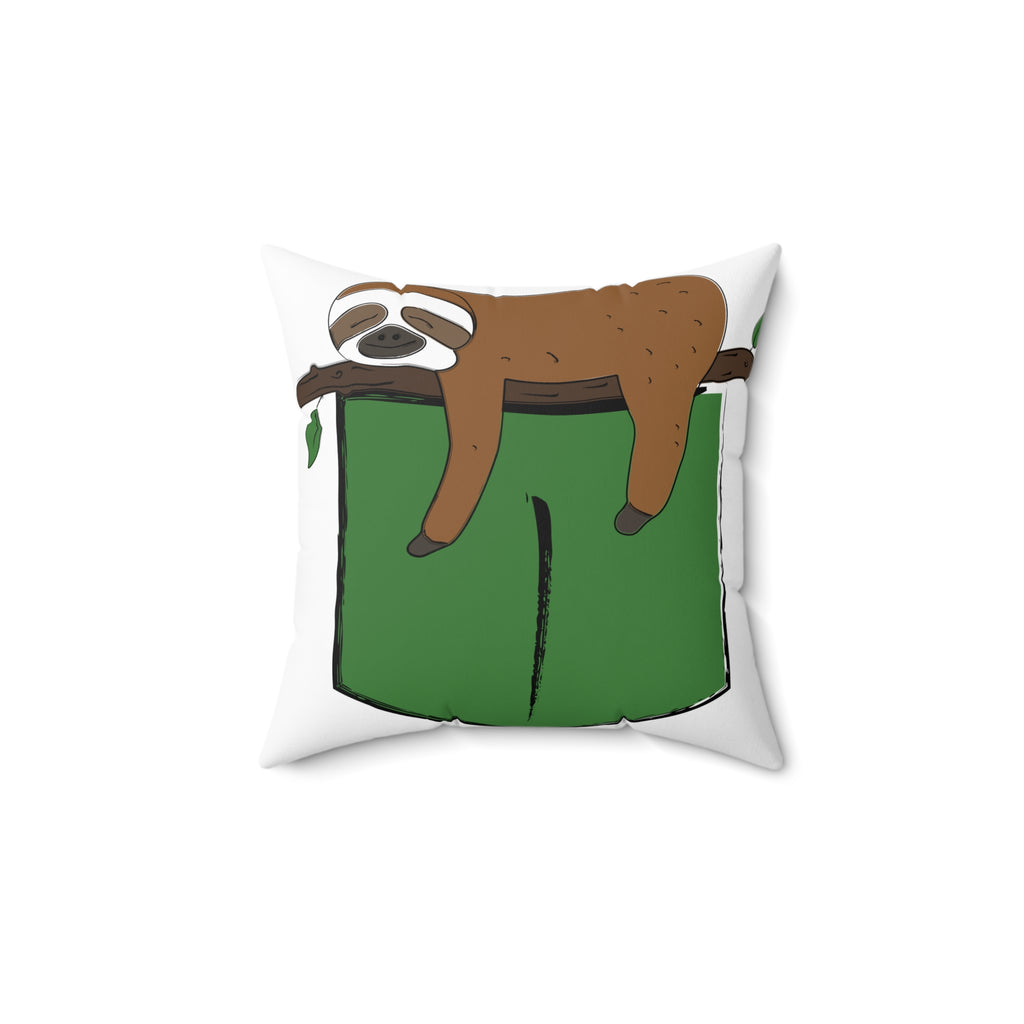 Sloth Printed Pillow