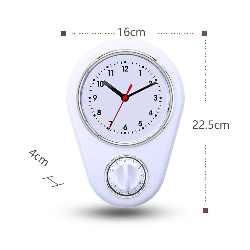 No-Punching Kitchen Magnetic Suction Clock