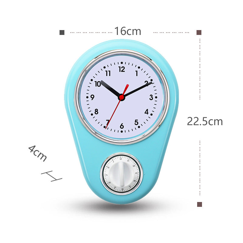 No-Punching Kitchen Magnetic Suction Clock