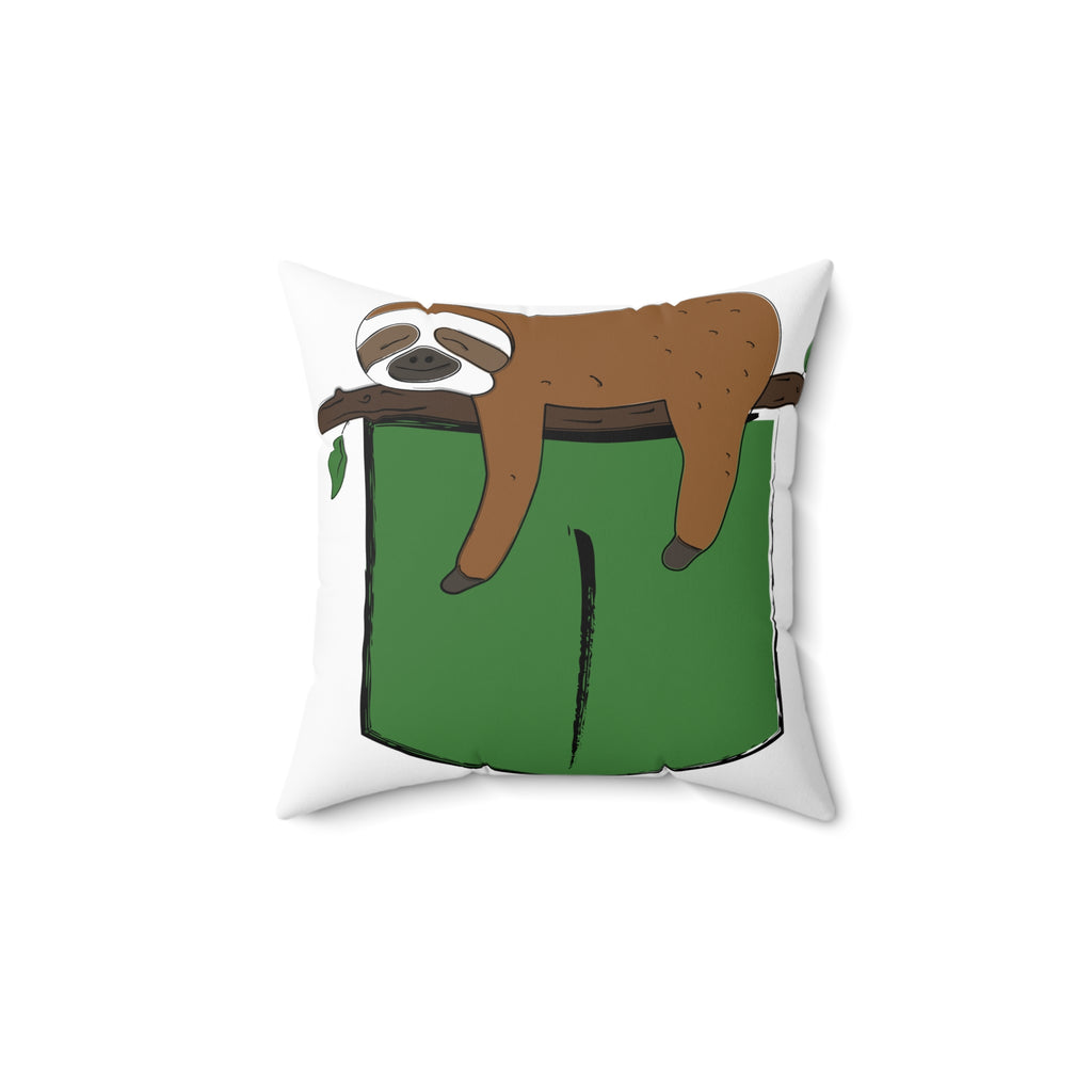 Sloth Printed Pillow